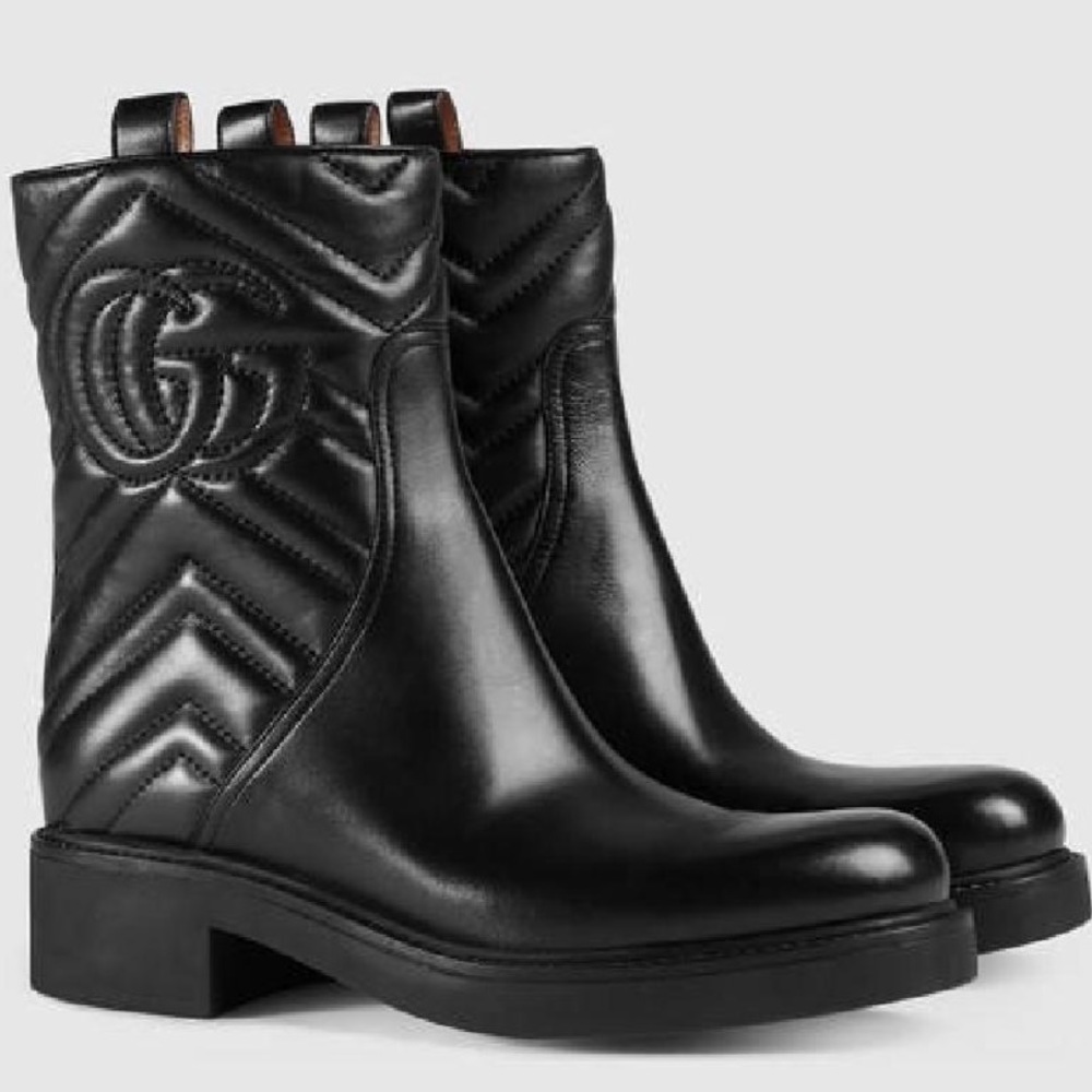 Gucci Marmont Leather boots - Picture 2 of 14